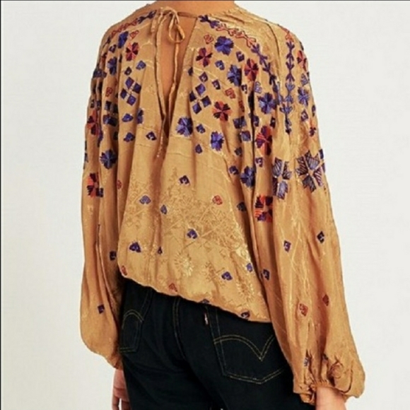 SOLD Free People Music In Time Embellished Sleeve - Picture 3 of 15